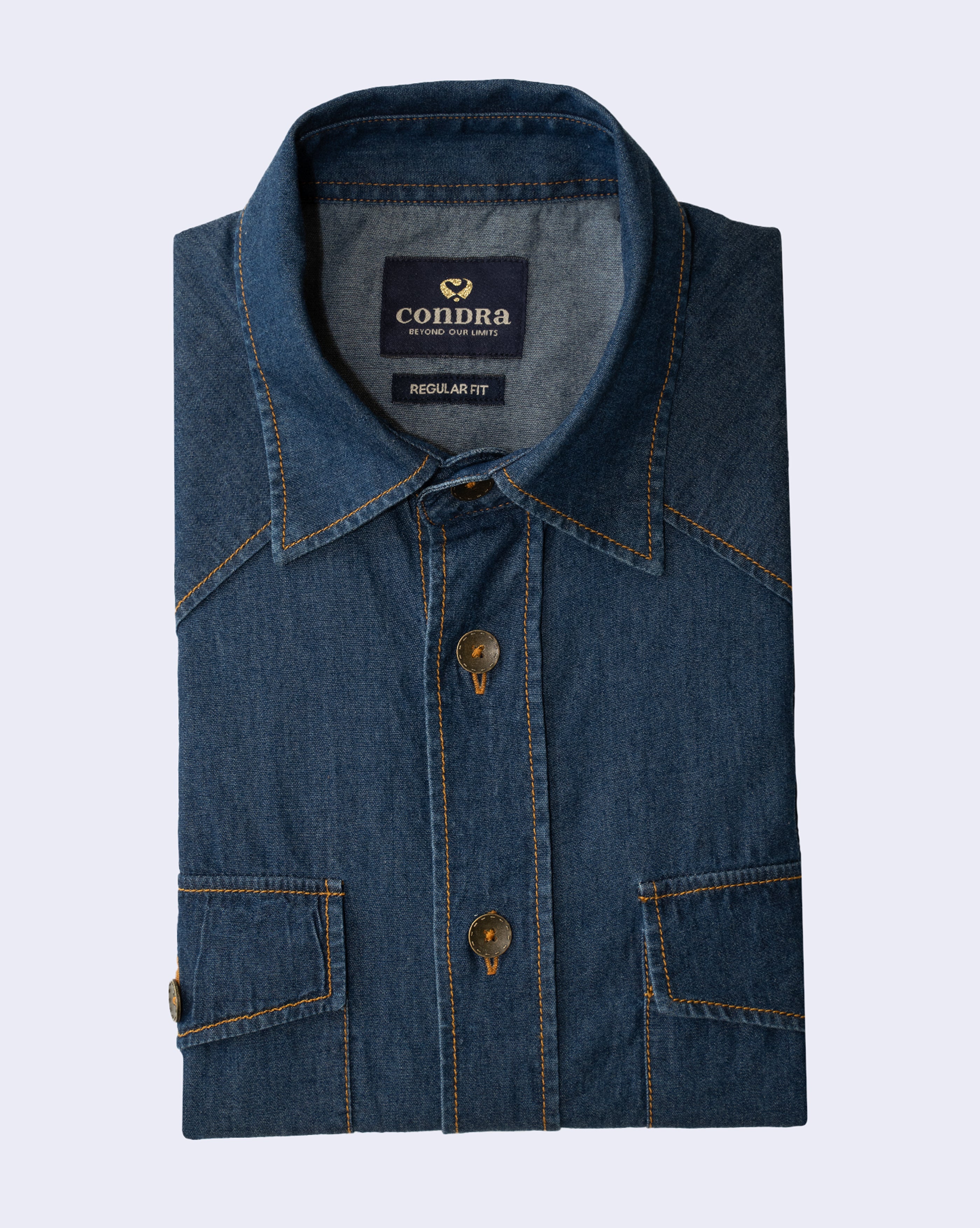 Camasa Barbati Denim OXFORD