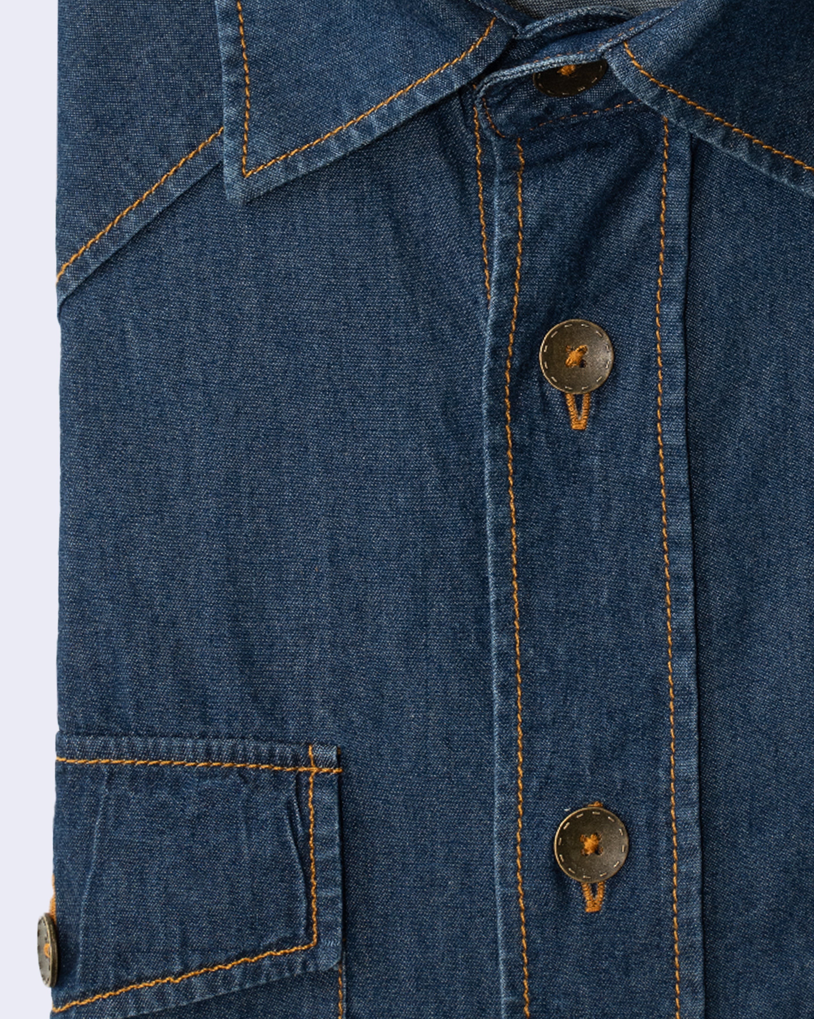 Camasa Barbati Denim OXFORD