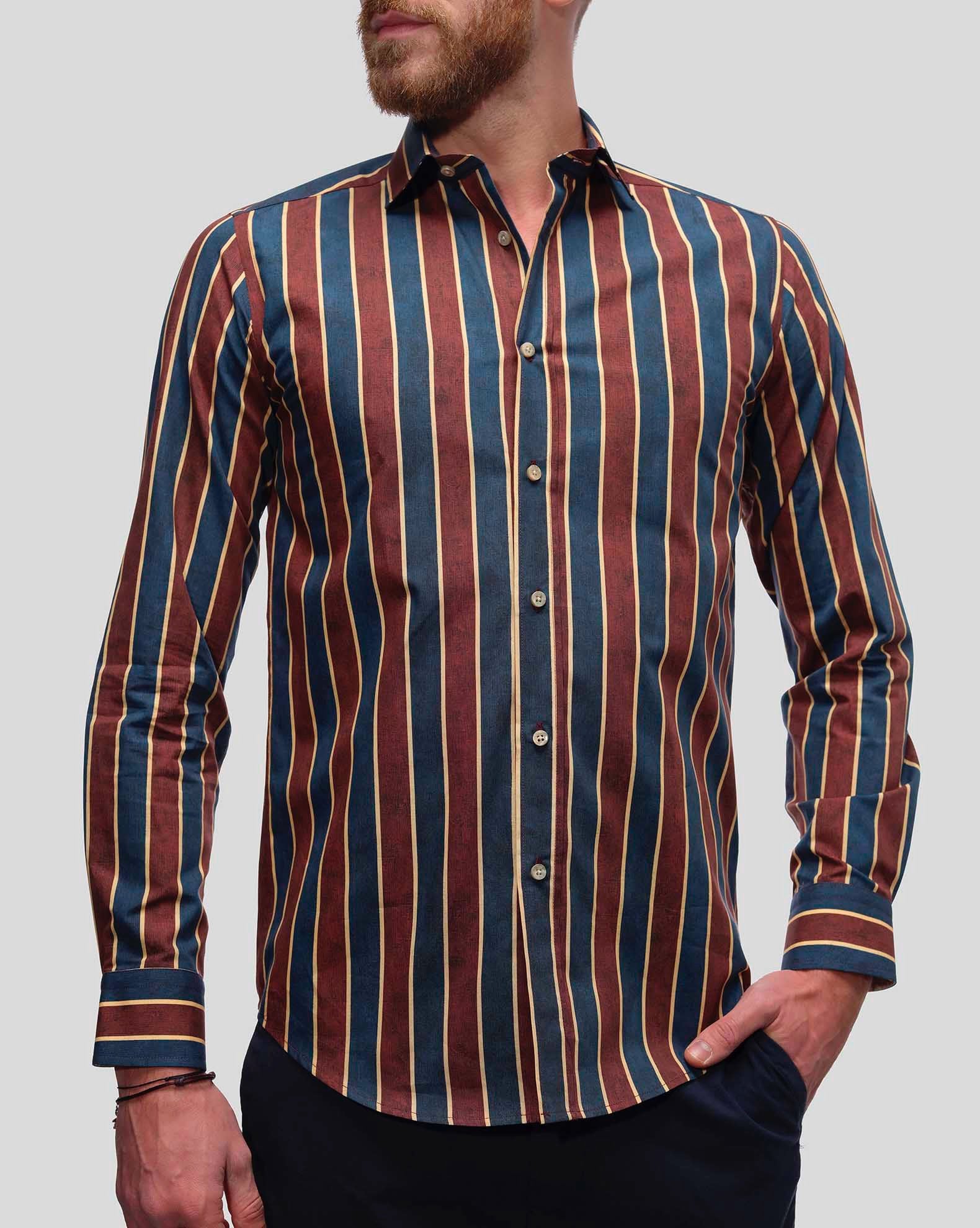 Camasa Barbati Casual in Dungi ZOOM ONE