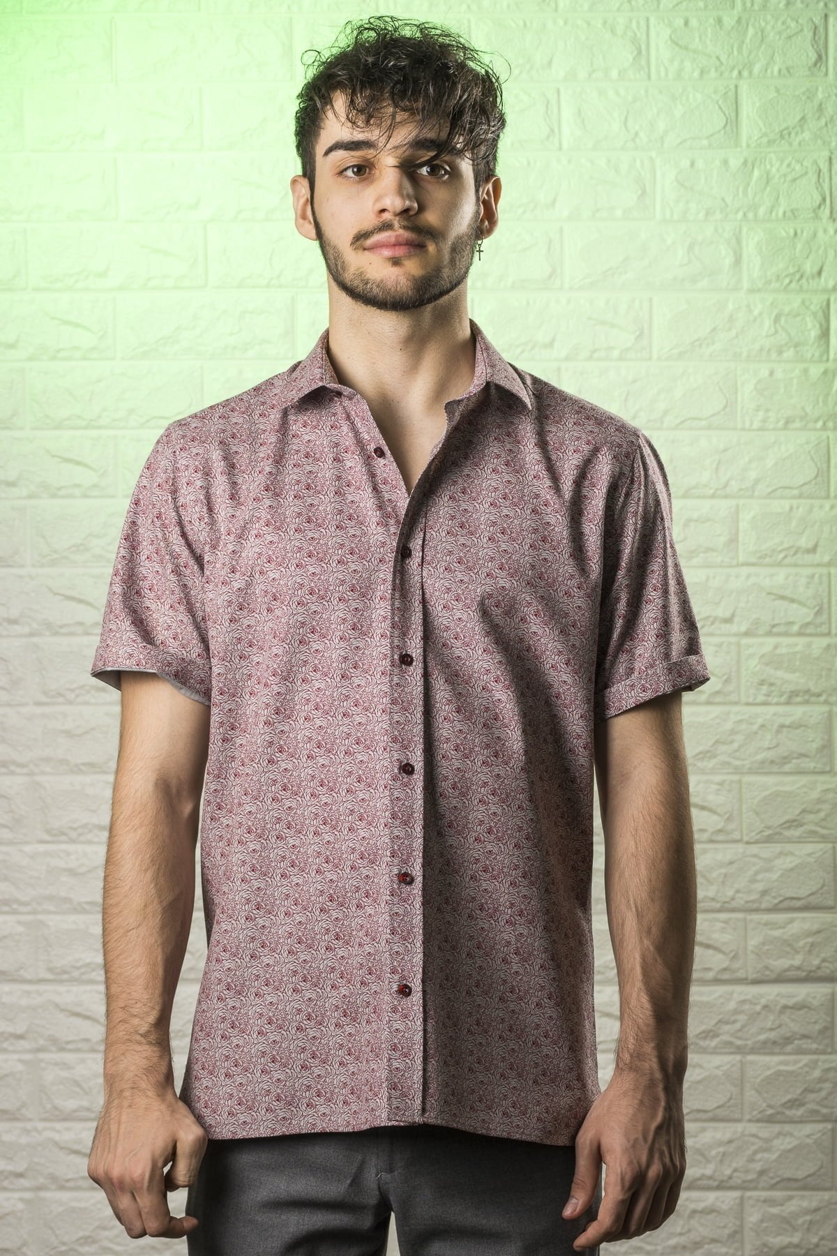 Camasa Barbati cu Maneca Scurta CYBER