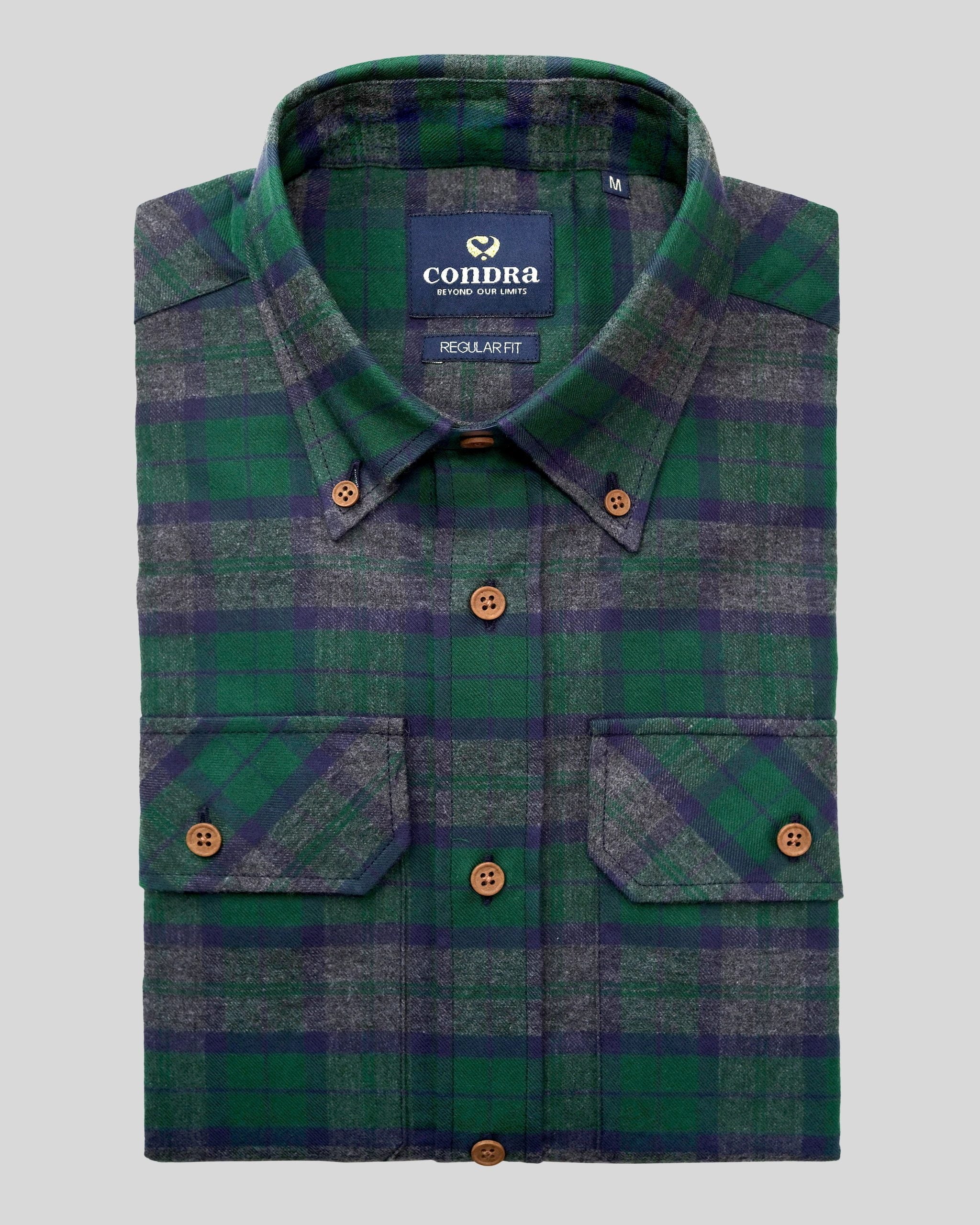 VESA Men's Casual Check Shirt