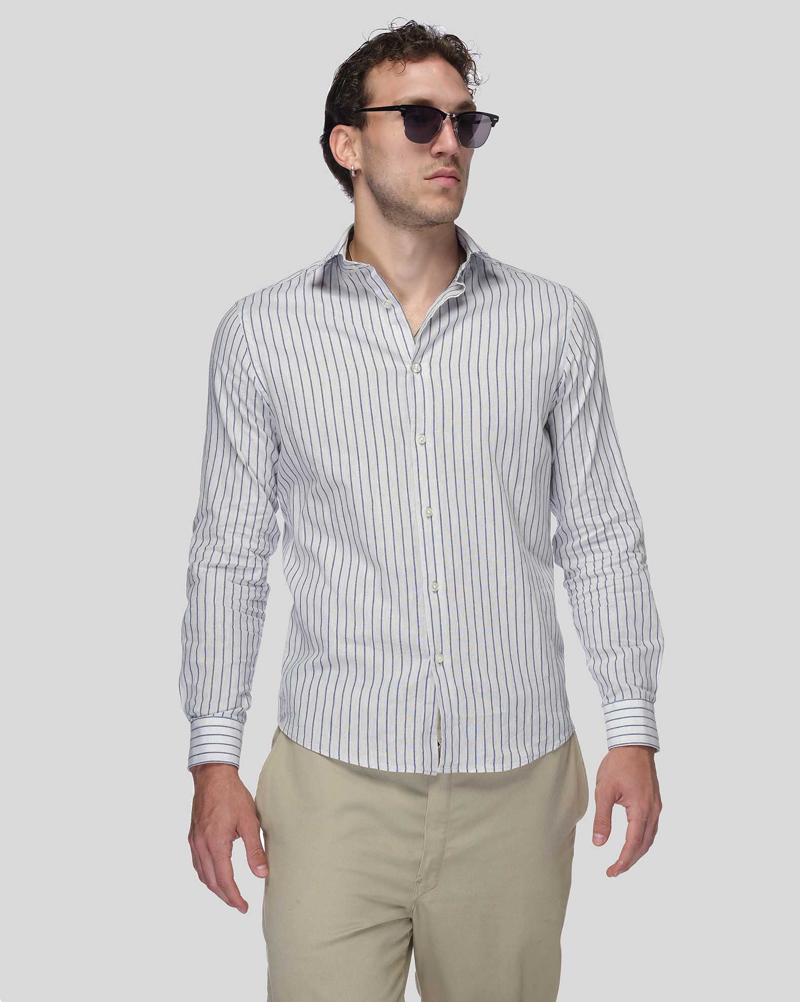 TOSCANA Striped Men's Shirt