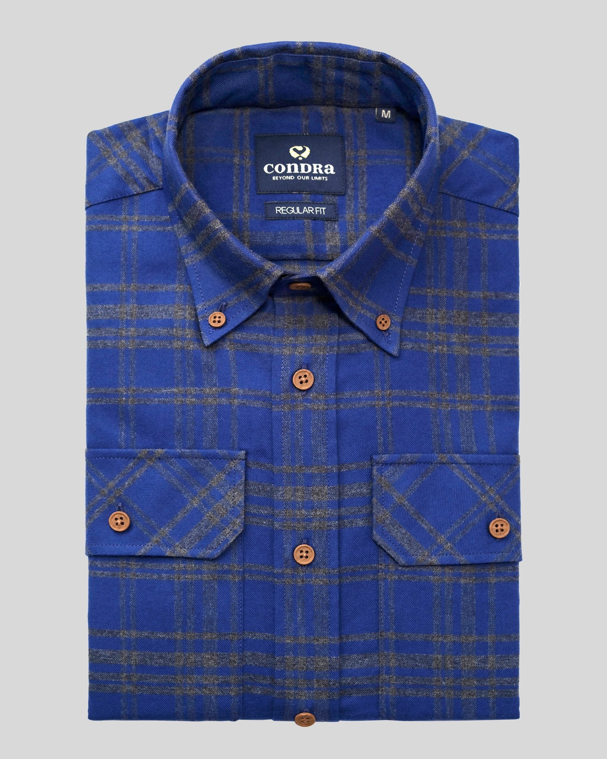 VESA Men's Casual Check Shirt