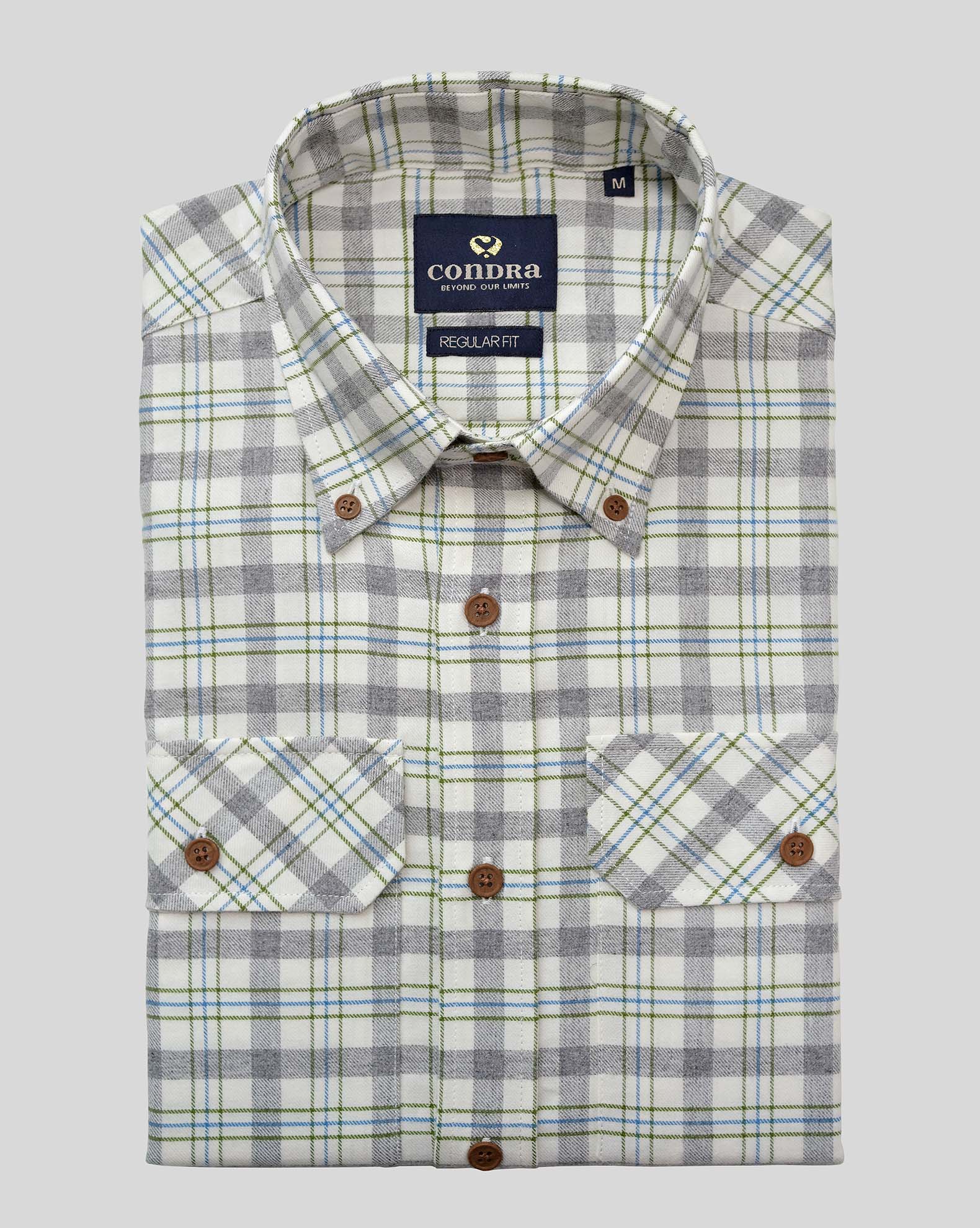 VESA Men's Casual Check Shirt