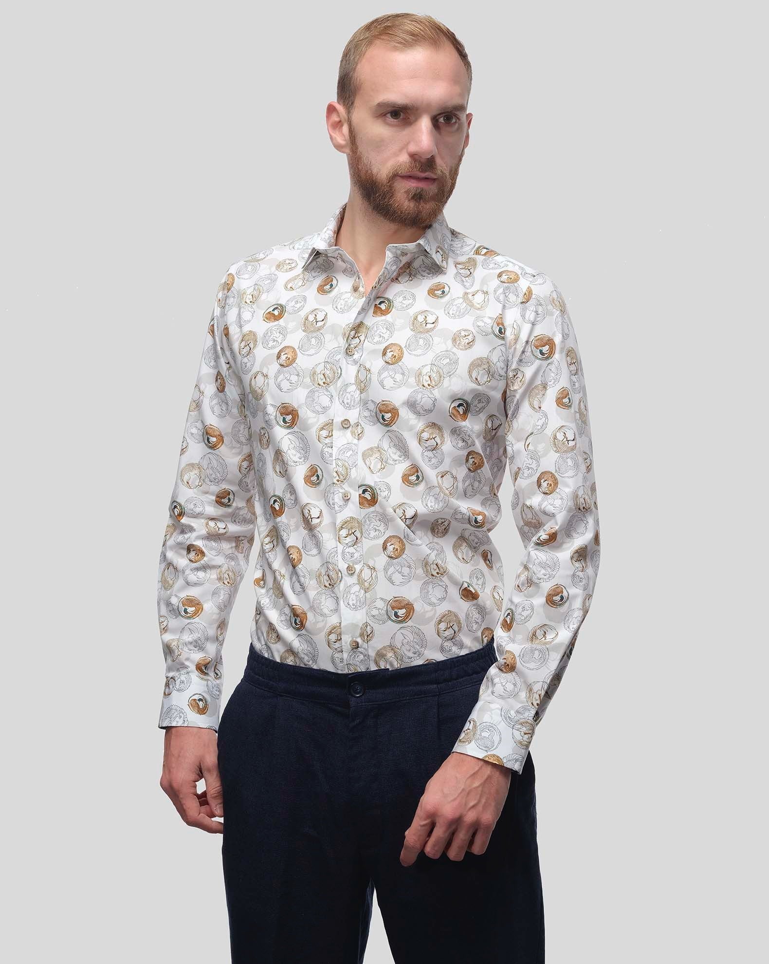 ZOOM Printed Men's Casual Shirt