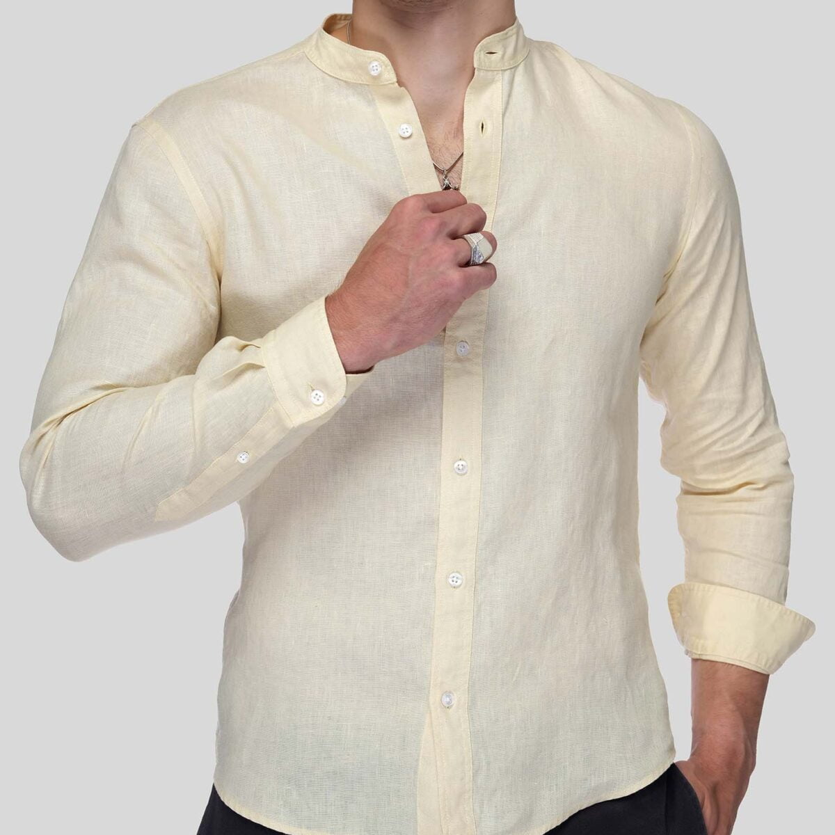 MONACO Linen Men's Shirt