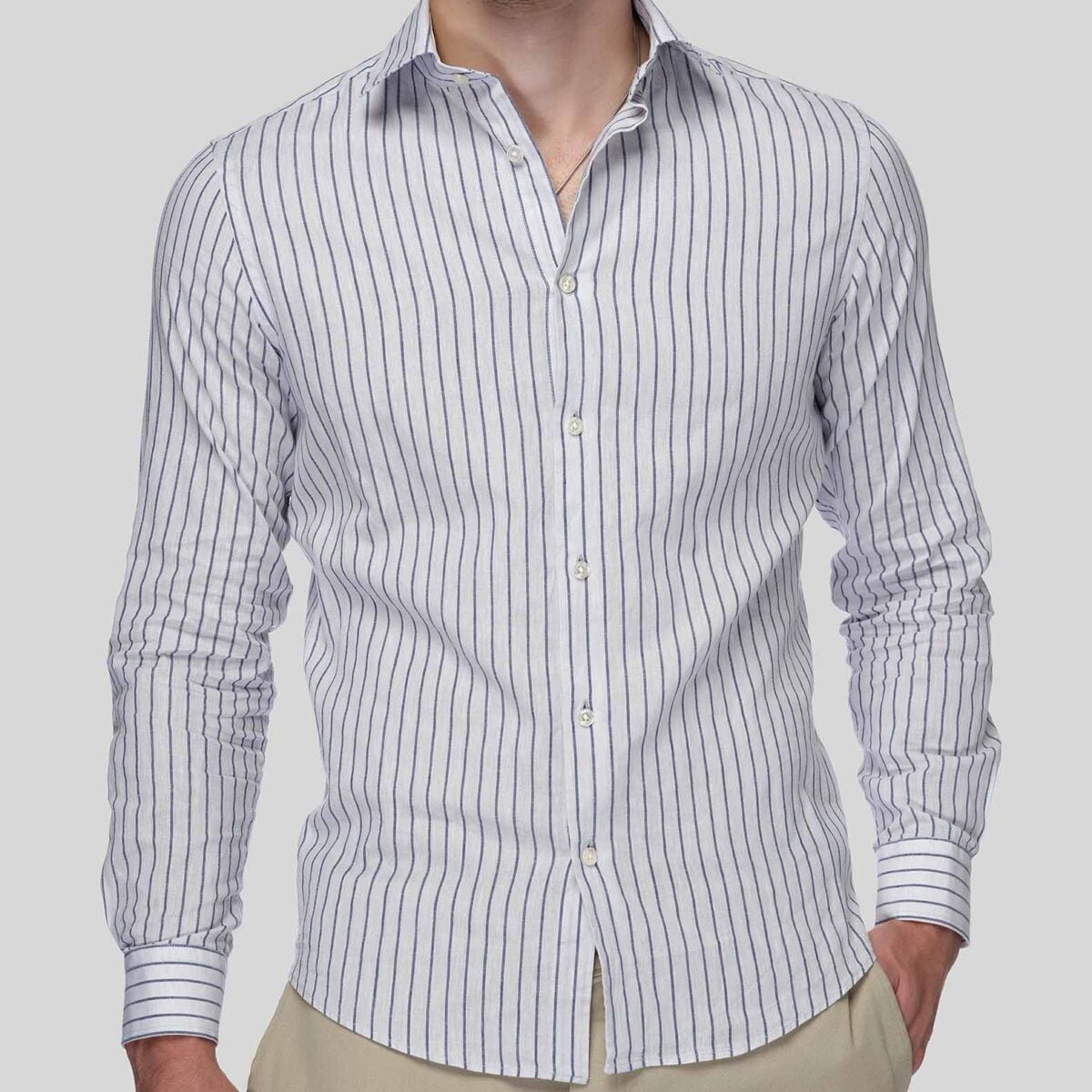 TOSCANA Striped Men's Shirt