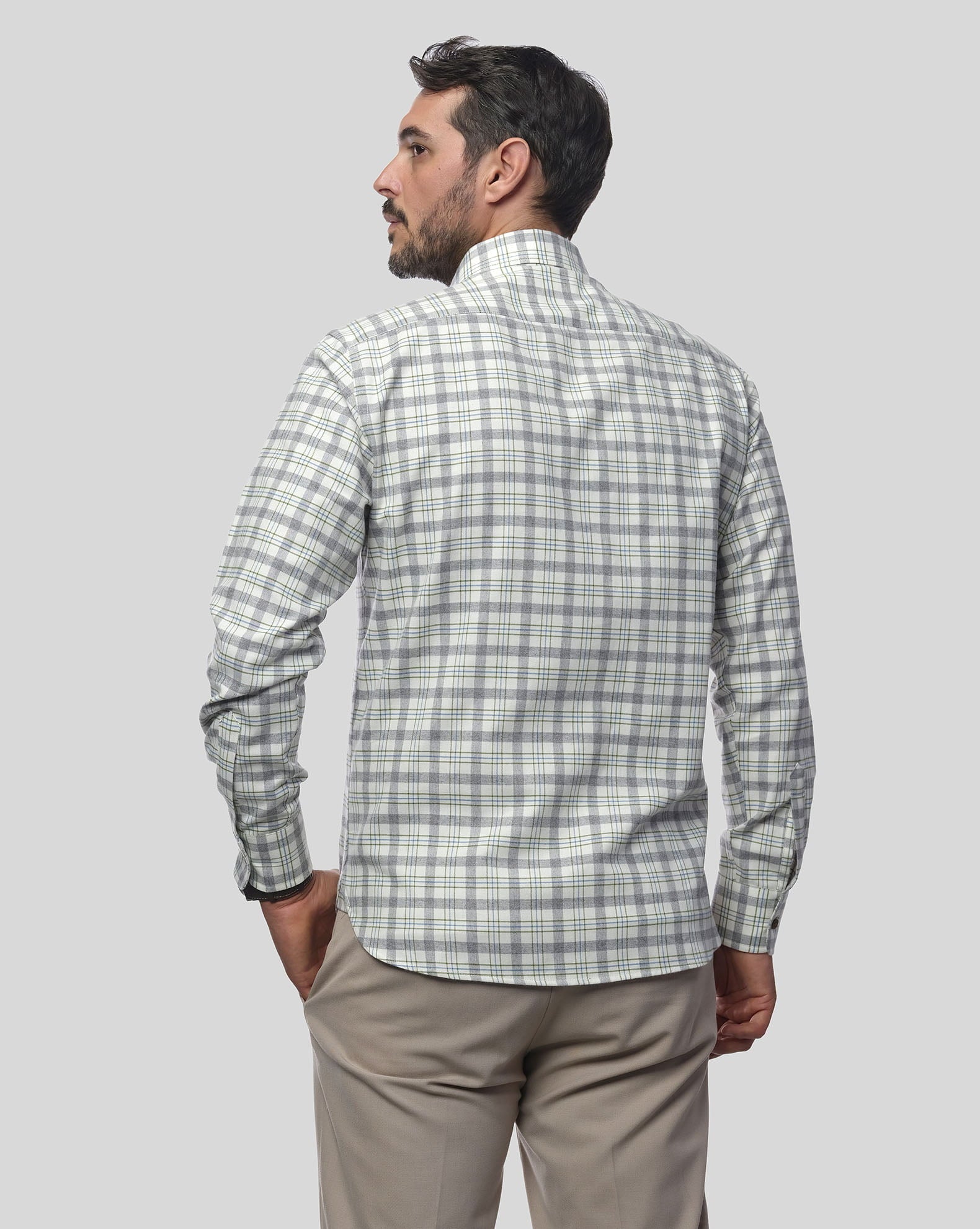 VESA Men's Casual Check Shirt