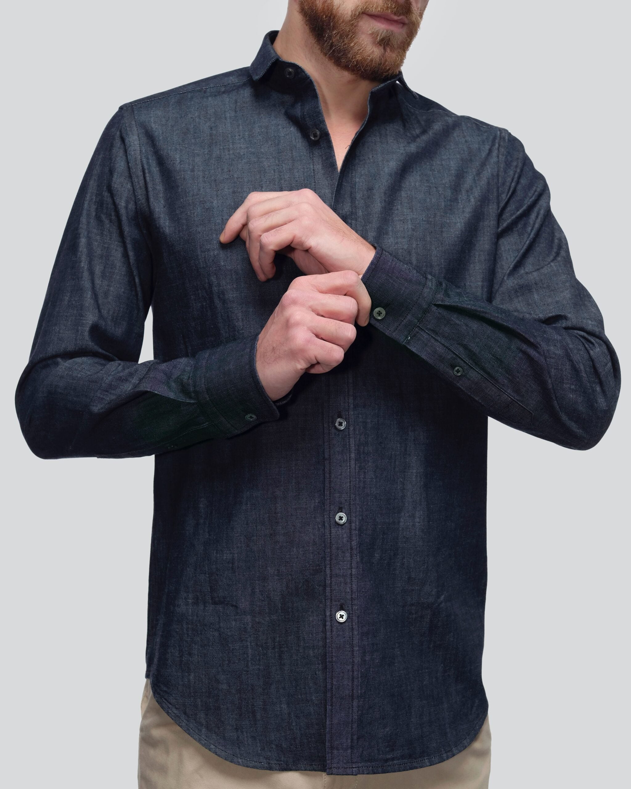 MINIMAL Men's Denim Shirt