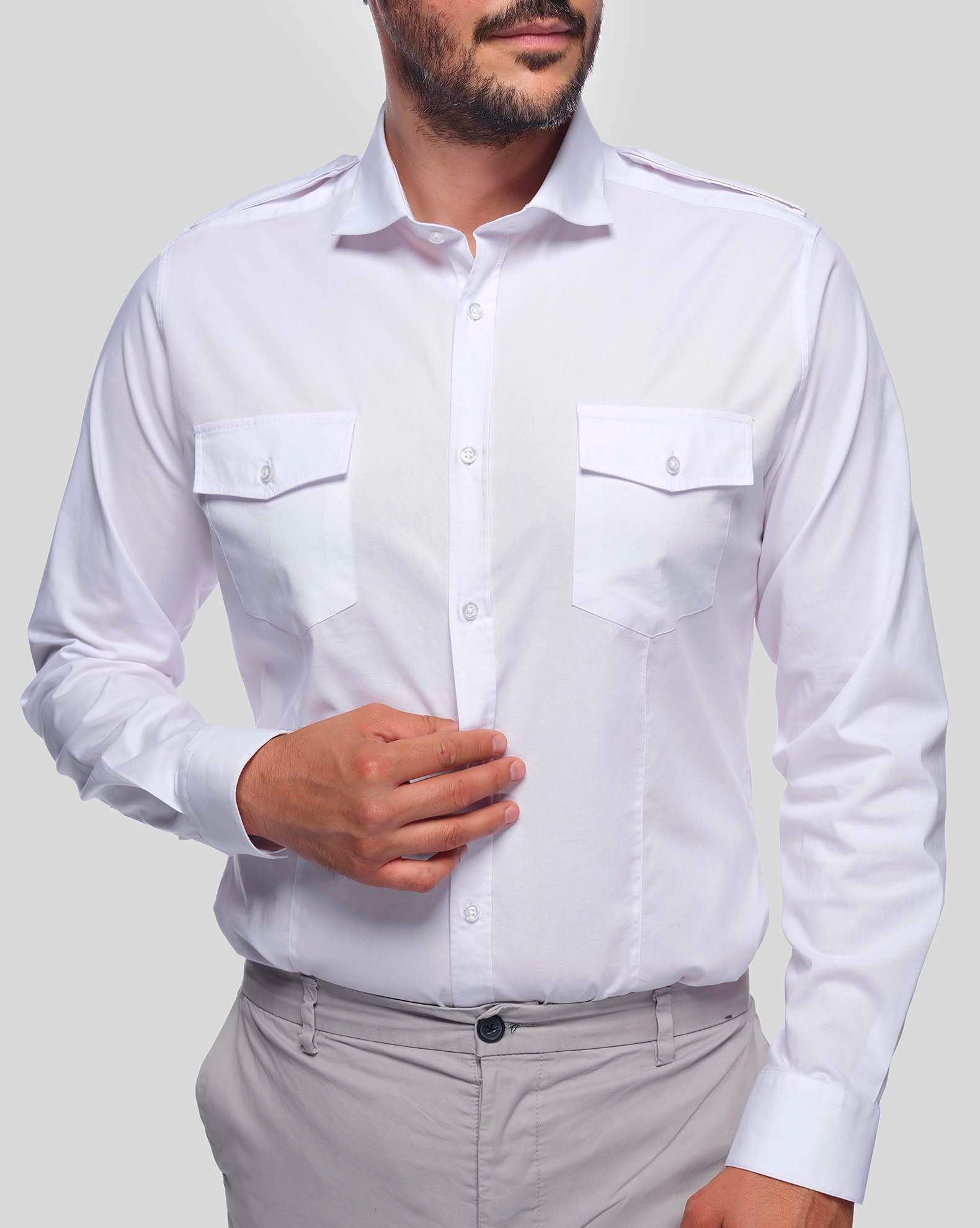 DAVE WHITE LONG Men's Uniform Shirt