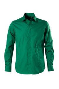Camasa verde pentru ocazii speciale pe tipar SLIM FIT